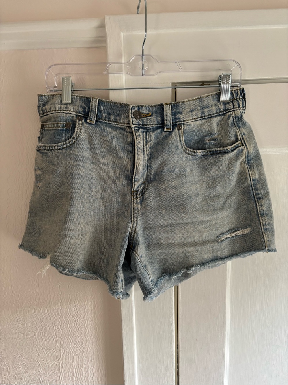 aerie Daydream Light Blue Jean Shorts